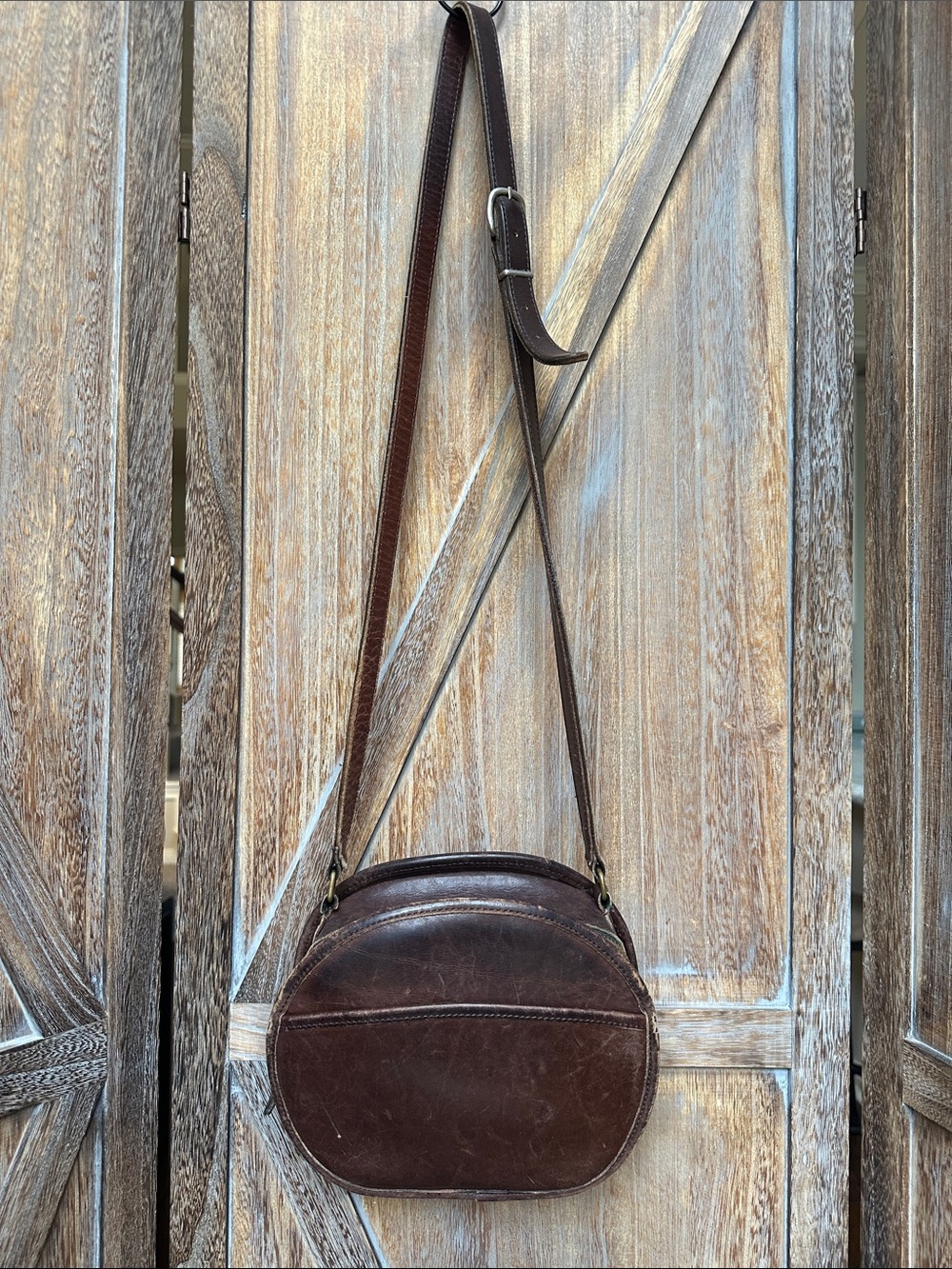 Coach Vintage Chester Canteen Leather Crossbody Shoulder Bag Restoration Project